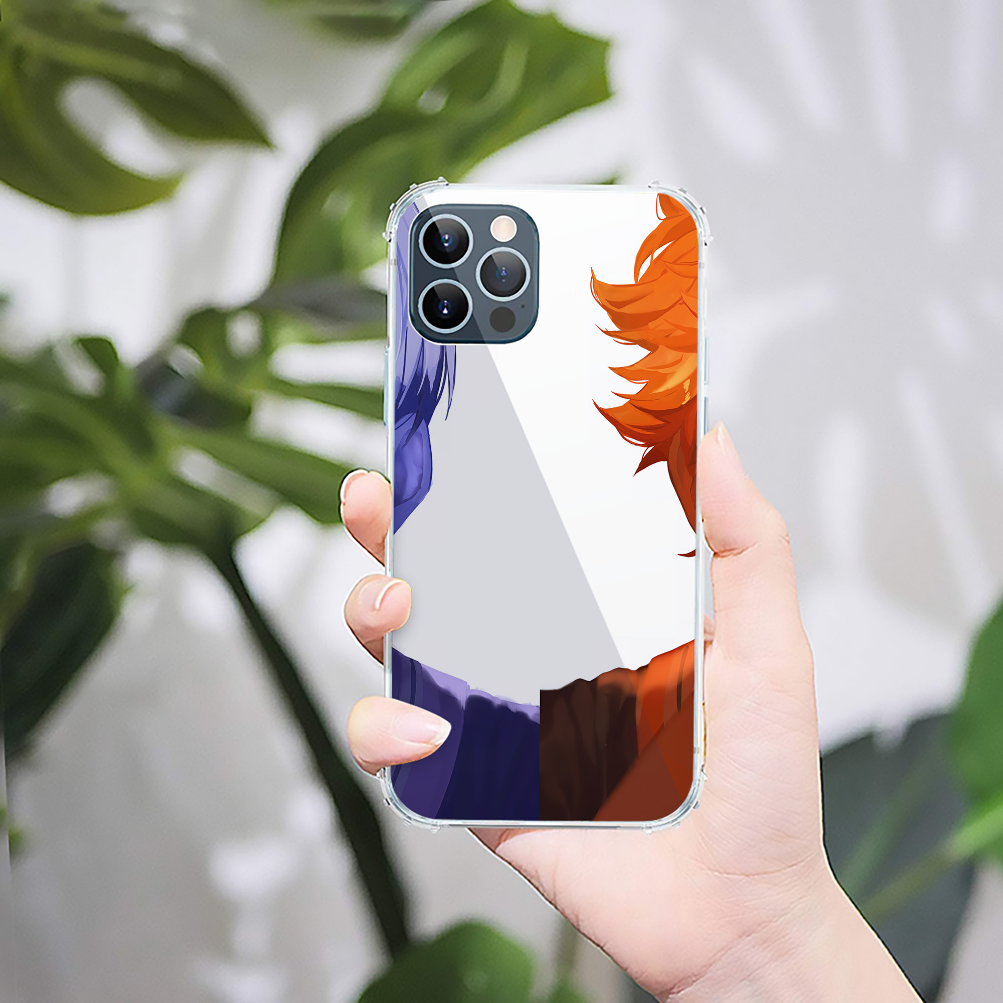 （画像用） ハイキュー!! Haikyu!! 【iPhone 12シリーズ対応】透明スマホケース（クリアソフトケース）